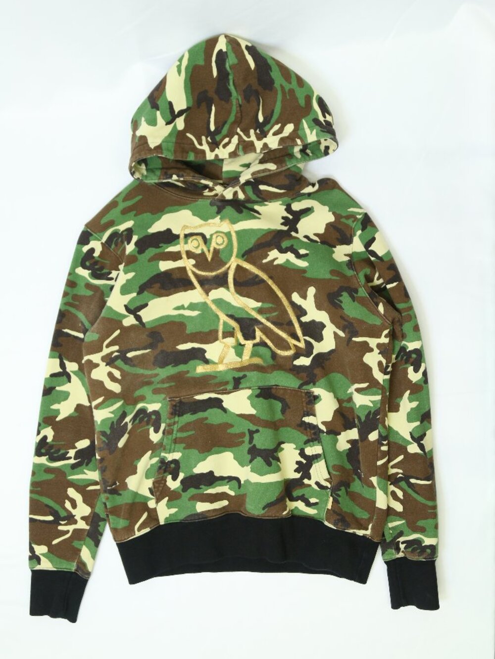Men's OVO Owl Camouflage Print Hoodie Size Medium